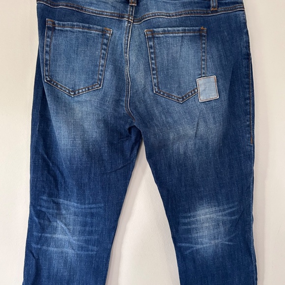 🔶Cabi Slim Boyfriend Patch Look Jeans - Picture 5 of 14